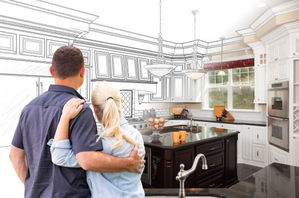 Professional Kitchen Island Installation technician working in Prescott, WI